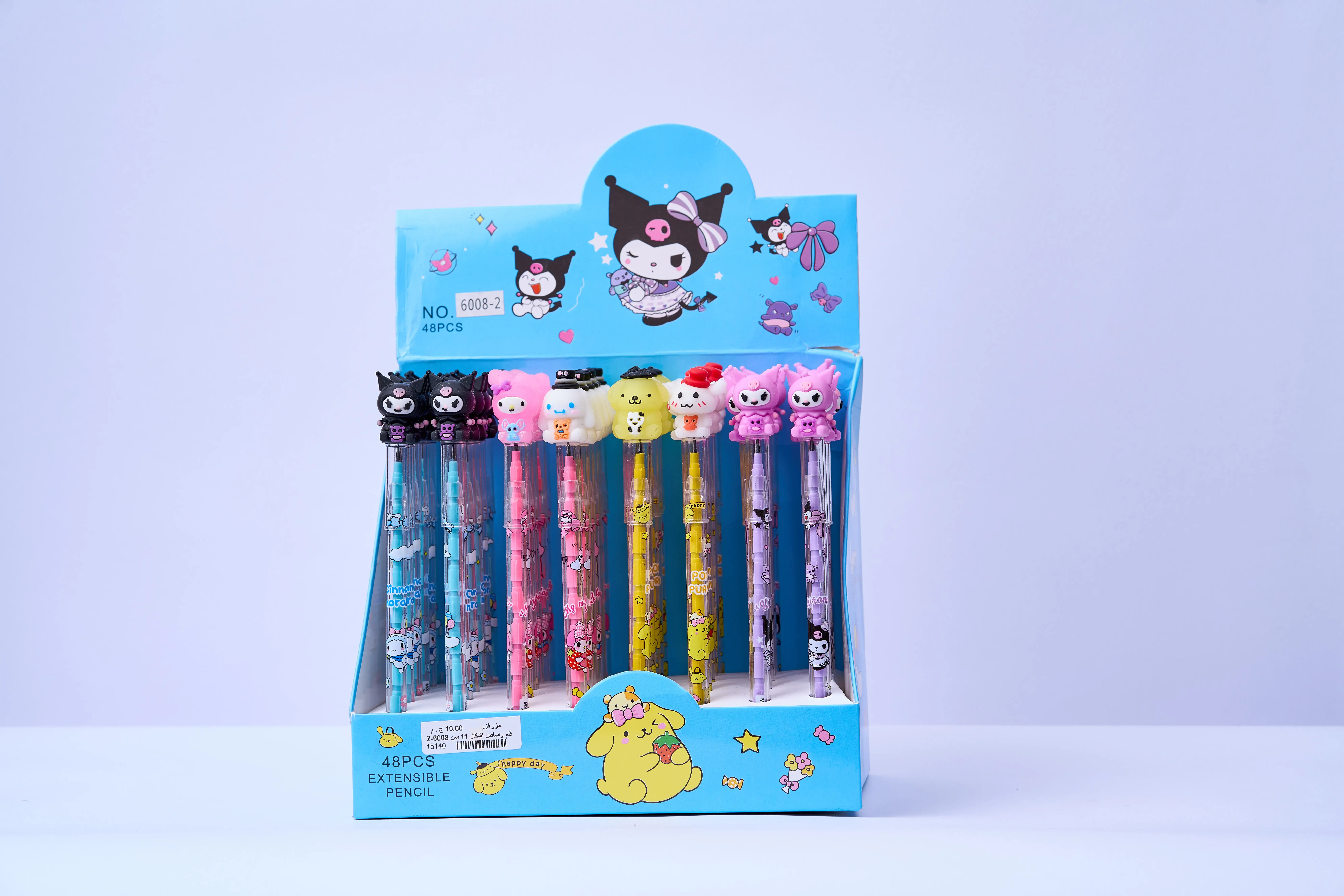 قلم رصاص اشكال 11 سن كود =6008-2