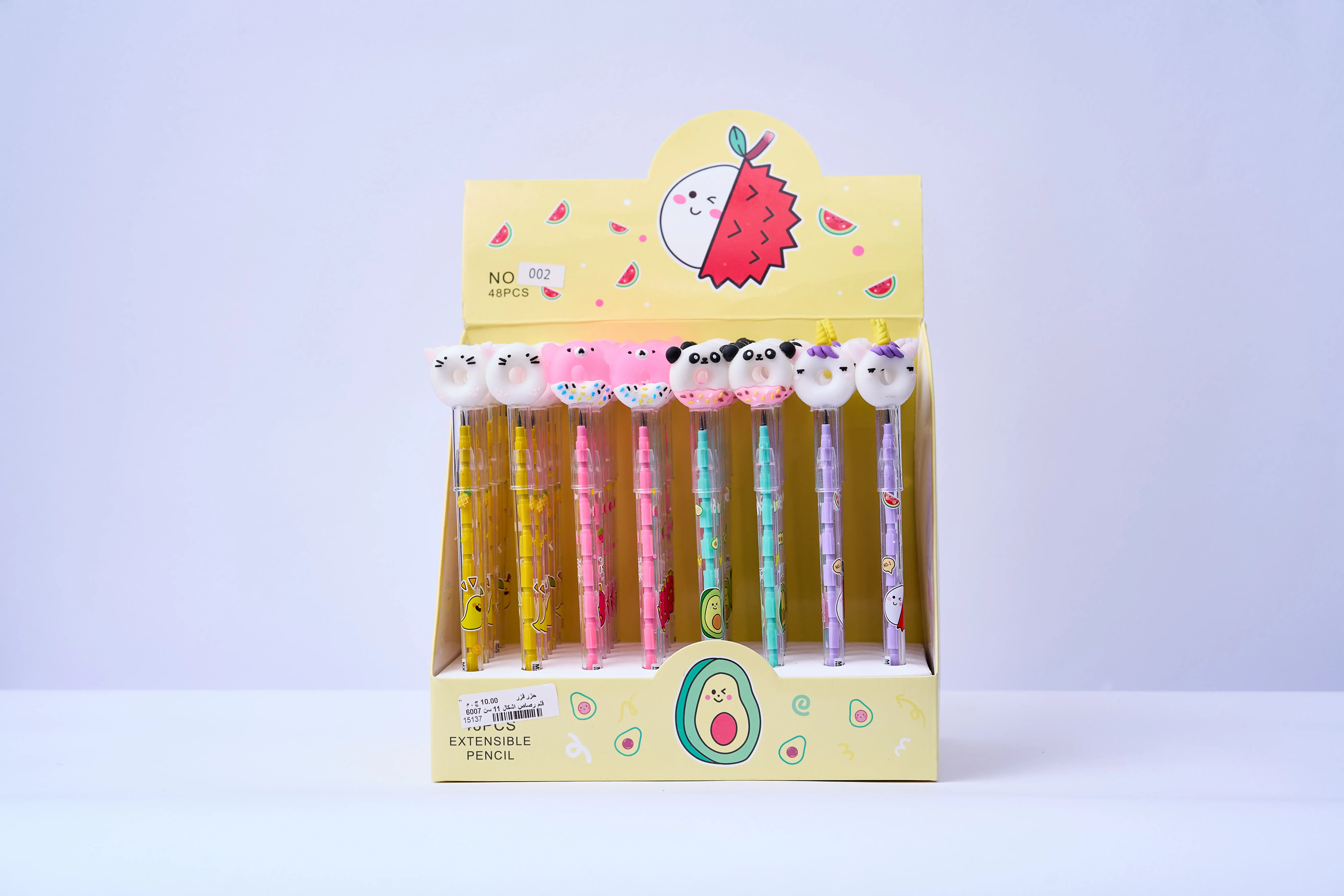 قلم رصاص اشكال 11 سن كود = 6007